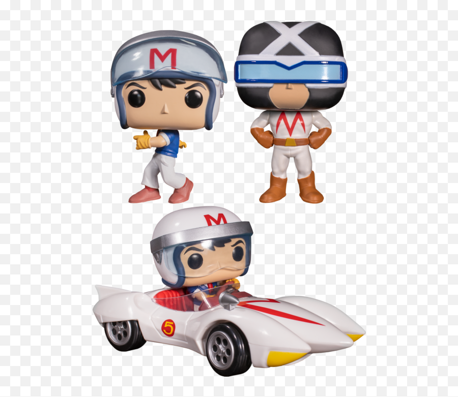 Speed Racer With Mach 5 Funko Pop - Funko Pop Speed Racer 75 Png,Speed Racer Png