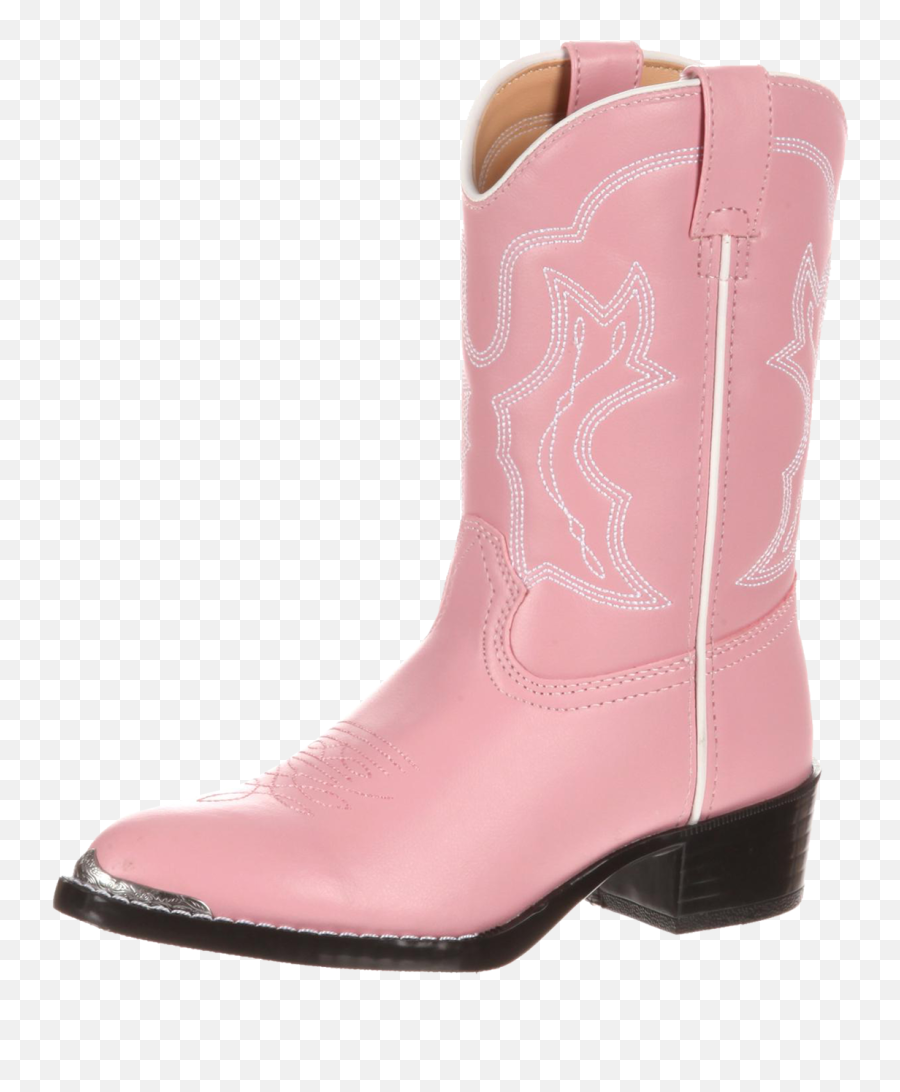 Cowgirl Boot With Silver Toe Tip - Pink Cowboy Boots Transparent Background Png,Cowboy Boots Transparent