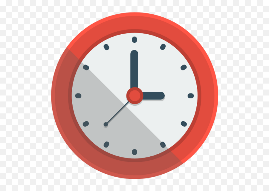 Flat Clock Icon Png - Deadline Illustration,Clock Png Icon