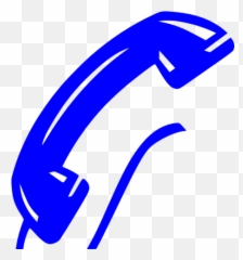 Blue Phone 34 Icon - Free blue icons Horizontal png