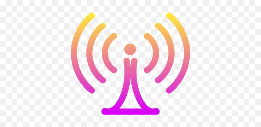 Tower Signal Icon Of Gradient Style - Language Png,Tower Shield Icon