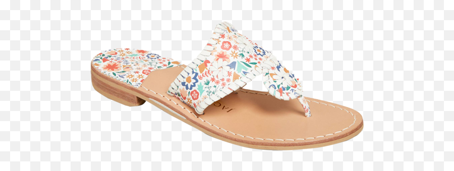 Jacks Flat Floral Icon Sandal - Open Toe Png,Flip Over Icon