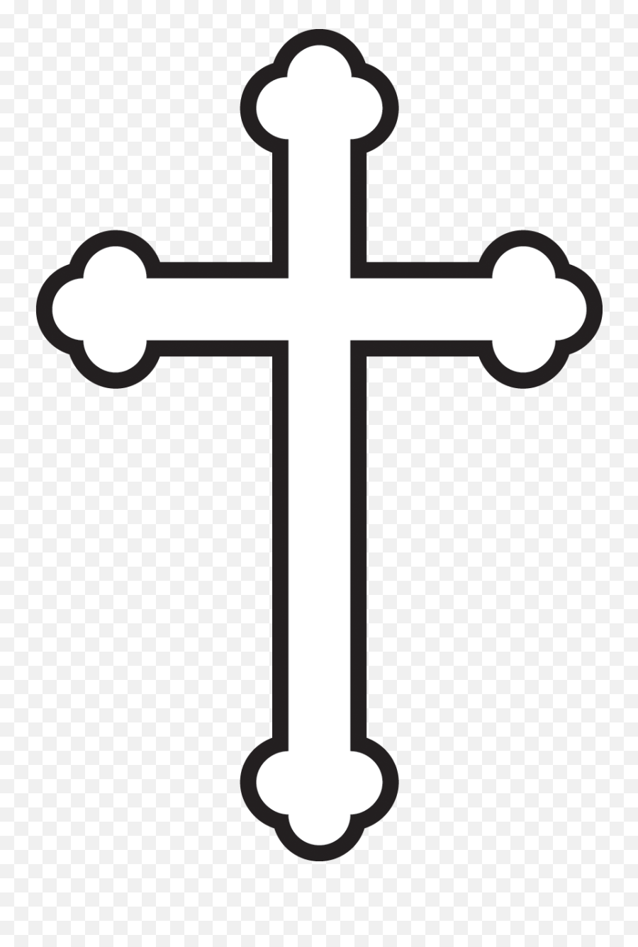 Crosses Images Clipart - Praying Hands With Cross Drawings Greek Orthodox Cross Png,Gothic Cross Png