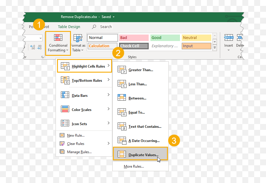 7 Ways To Find And Remove Duplicate Values In Microsoft - Vertical Png,Windows Copy Icon