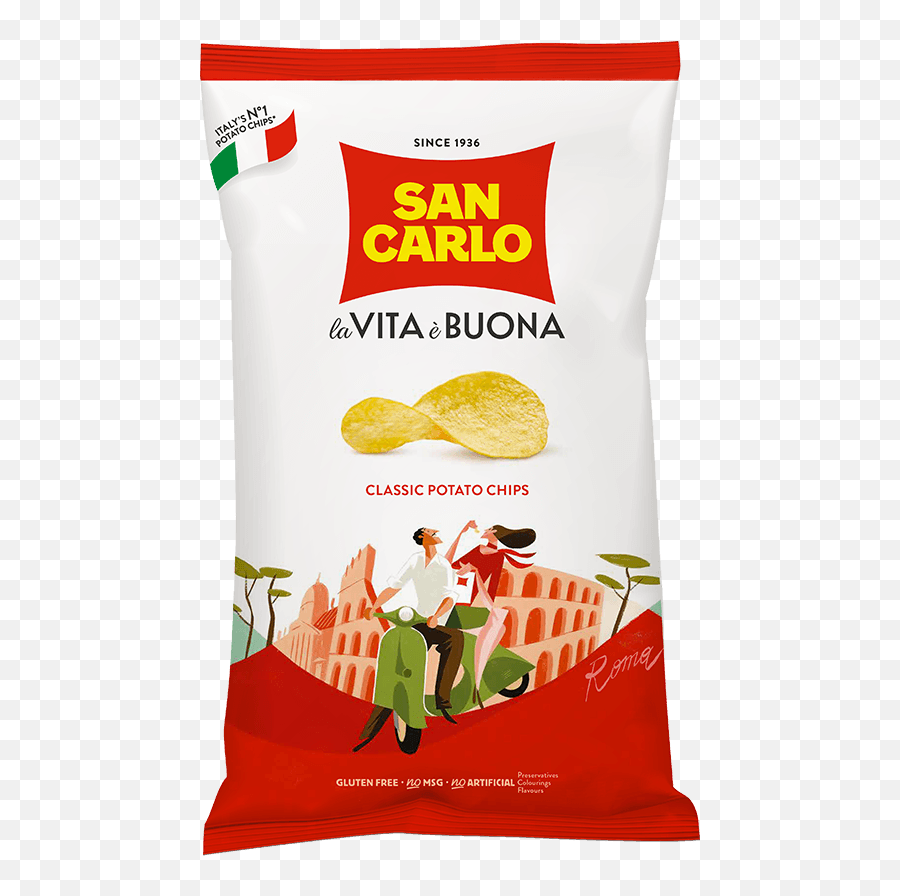 San Carlo Classica Potato Chips Tutto Gourmet Foods Inc - San Carlo Png,Potato Chips Icon