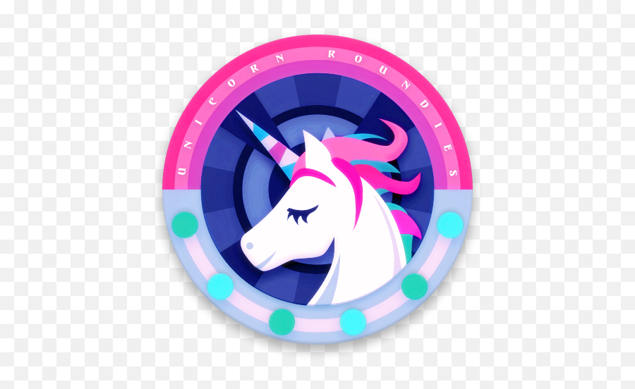 Unicorn Roundies - Beautiful Circle Icons Android The Unicorn Logo Png Circle,Cyanogen Icon