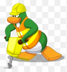 Construction Worker Club Penguin Wiki Fandom - Club Penguin Under Maintenance Png,Construction Worker Png
