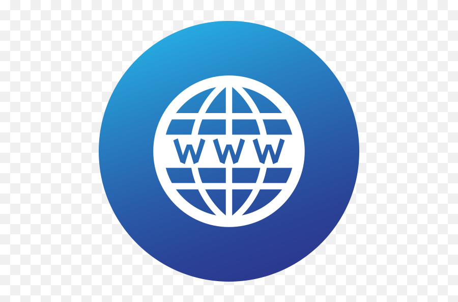 Www Gradient Circle Social Media Website High - Round Website Logo Png,Media Icon Images