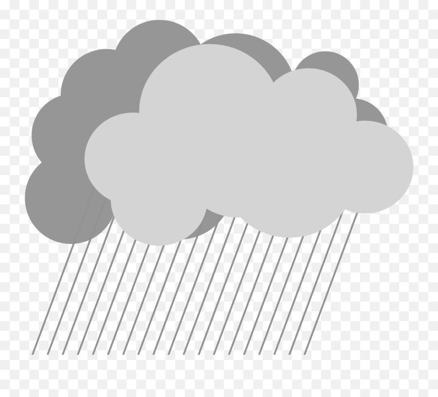 Filerain - Symbolsvg Wikipedia Simbol Cuaca Hujan Png,Rain Icon