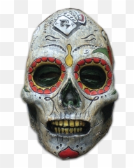 Day Of The Dead Zombie Full Head Latex Halloween Mask - Day Of The Dead Halloween Mask Png,Day Of The Dead Png