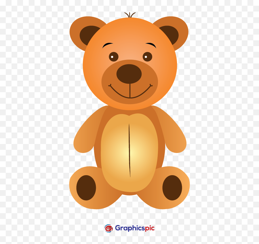 Teddy Bear Cartoon Symbol Vector Image - Free Vector Happy Teddy Day Vector Png,Skype Icon Gif