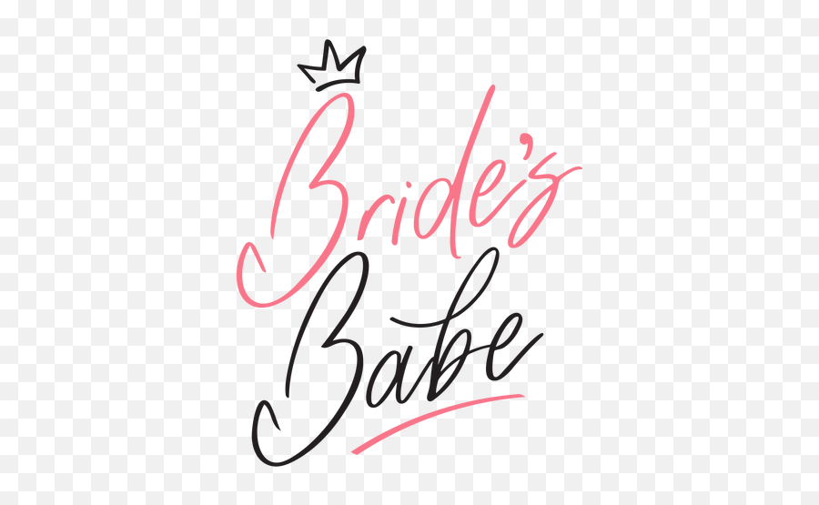 Brides Babe Crown Quote Transparent Png U0026 Svg Vector - Babe Logo Png,Babe Icon