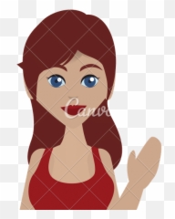 Woman Female Girl Hair Icon Vector Graphic - Canva png