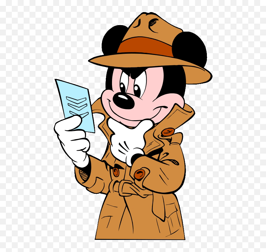 Download Detective 6 Png Image Clipart - Mickey Mouse Detective,Detective Png