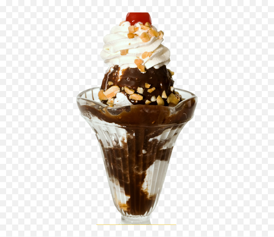 Download Free Png Ice Cream Sundae Transparent - Dlpngcom Hot Fudge Ice Cream Sundae,Ice Cream Transparent