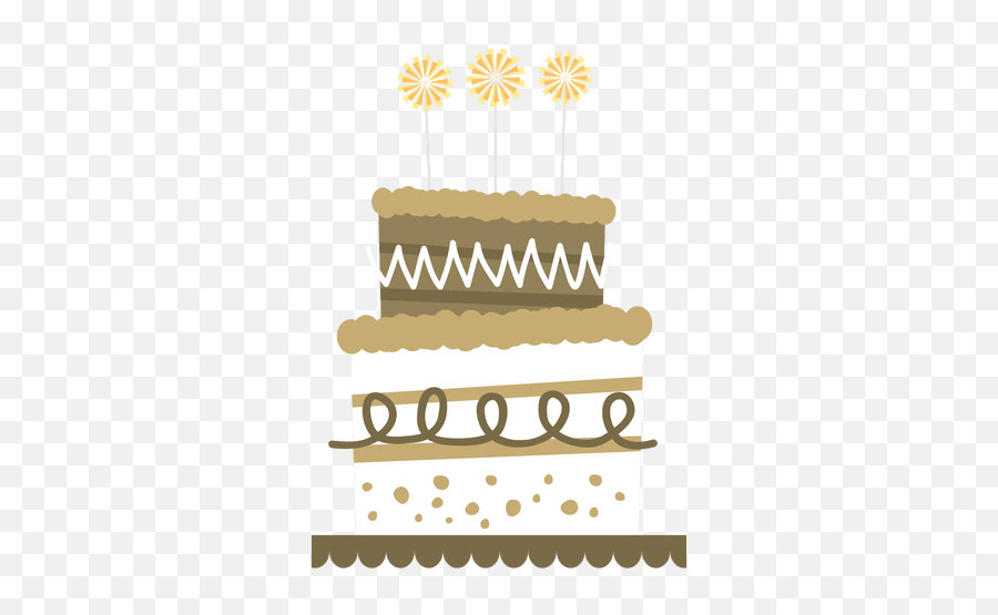 Flat Birthday Cake - Birthday Cake Art Png,Birthday Cake Transparent