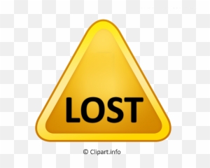 Yellow Lightning Transparent Background - Lost Sign Clipart Png,Yellow Lightning Png
