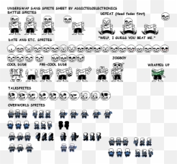 Download Though You Guys Have Not Seen - Sans Battle Sprite Sheet Png,Sheet Png
