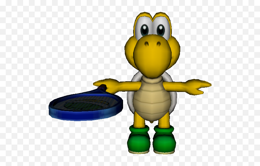 Gamecube - Mario Power Tennis Koopa Troopa Png,Koopa Troopa Png