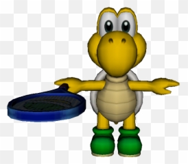 Gamecube - Mario Power Tennis Koopa Troopa Png,Koopa Troopa Png