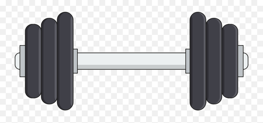 Weightlifter Drawing Dumbell - Dumbbell Vector Png,Dumbbell Logo