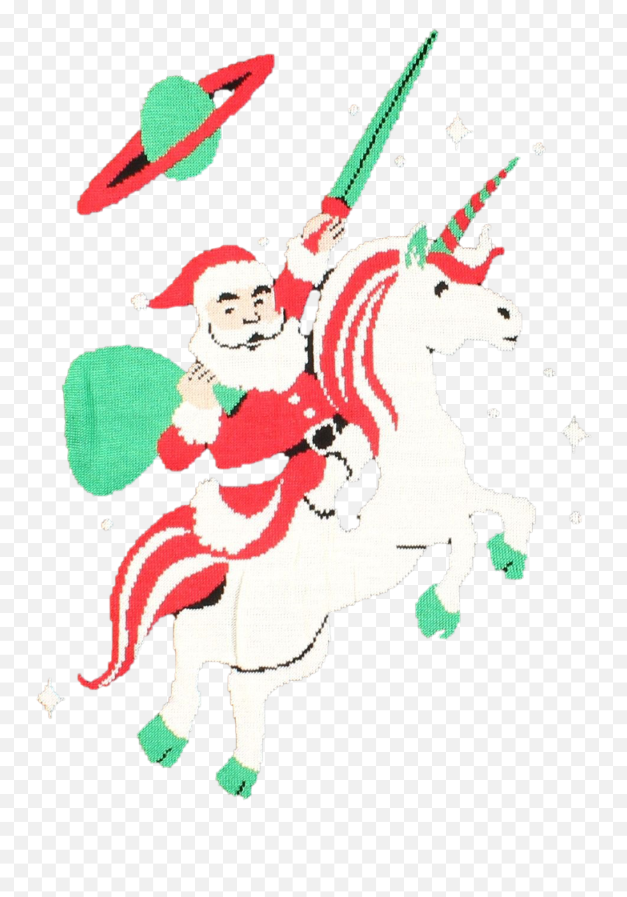 Santa - Illustration,Unicorn Png Images