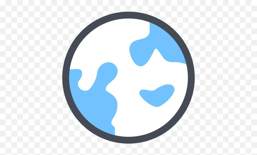 Earth Planet Icon - Free Download Png And Vector Circle,Earth Emoji Png