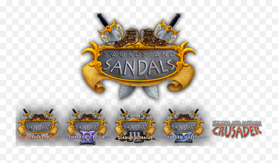 Swords And Sandals Classic Collection U2013 Fizzy - Swords And Sandals Classic Collection Logo Png,Gladiator Logo