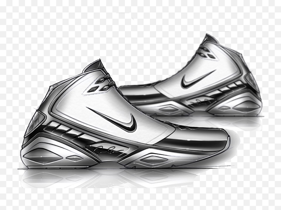 Shoe Nike Air Jordan Sneakers Drawing - Nike Silver Basketball Shoes Png,Nike Shoes Png