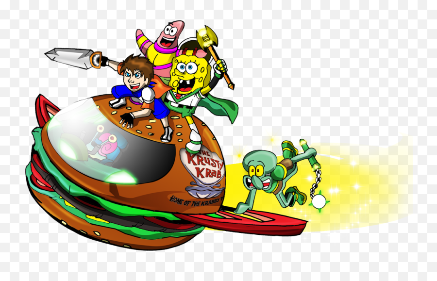 Download Hd Ultima Patty Rocket - Krusty Krab Transparent Cartoon Ultima The Crossing Of Universes Fanfiction Png,Krabby Patty Png