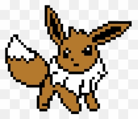Minecraft Eevee Pixel Art Grid - Pixel Art Minecraft Pokemon Png,Eevee Png