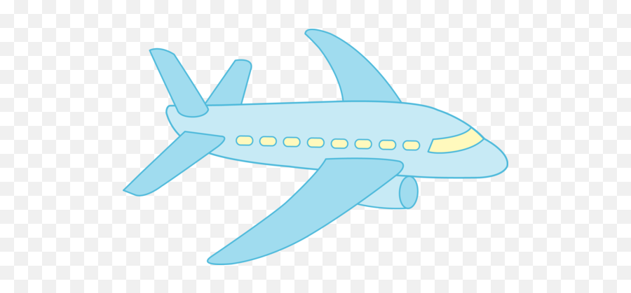 Airplane Air Plane Clip Art Clipart 6 - Cute Airplane Clipart Png,Airplane Emoji Png