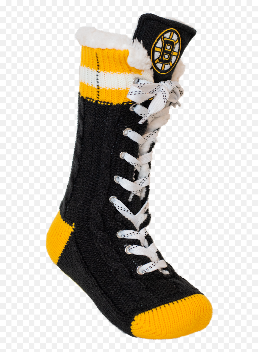 Boston Bruins Nhl Slipper Skates - Boston Bruins Socks Png,Boston Bruins Logo Png