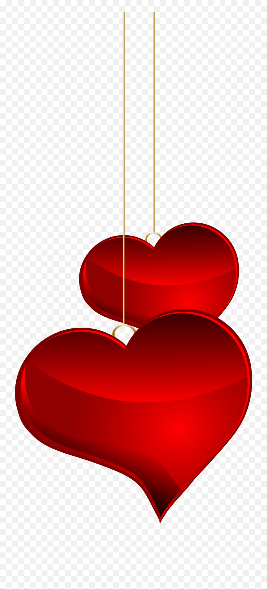 Hanging Hearts Png Clipart - Hanging Hearts Transparent Background,Hanging Png