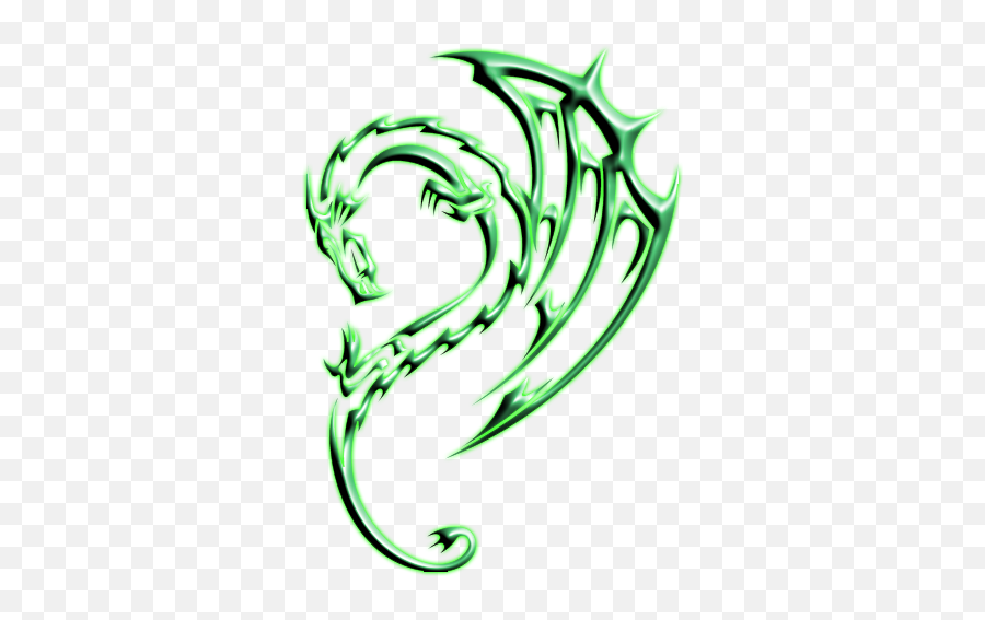 Download All - Green Dragon Logo Png Png Image With No Tribal Dragon,Dragon Logo Png