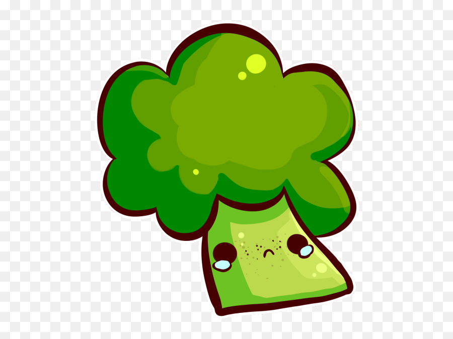 Sad Clipart Broccoli - Png Download Full Size Clipart Kawaii Broccoli Transparent Background,Brocoli Png