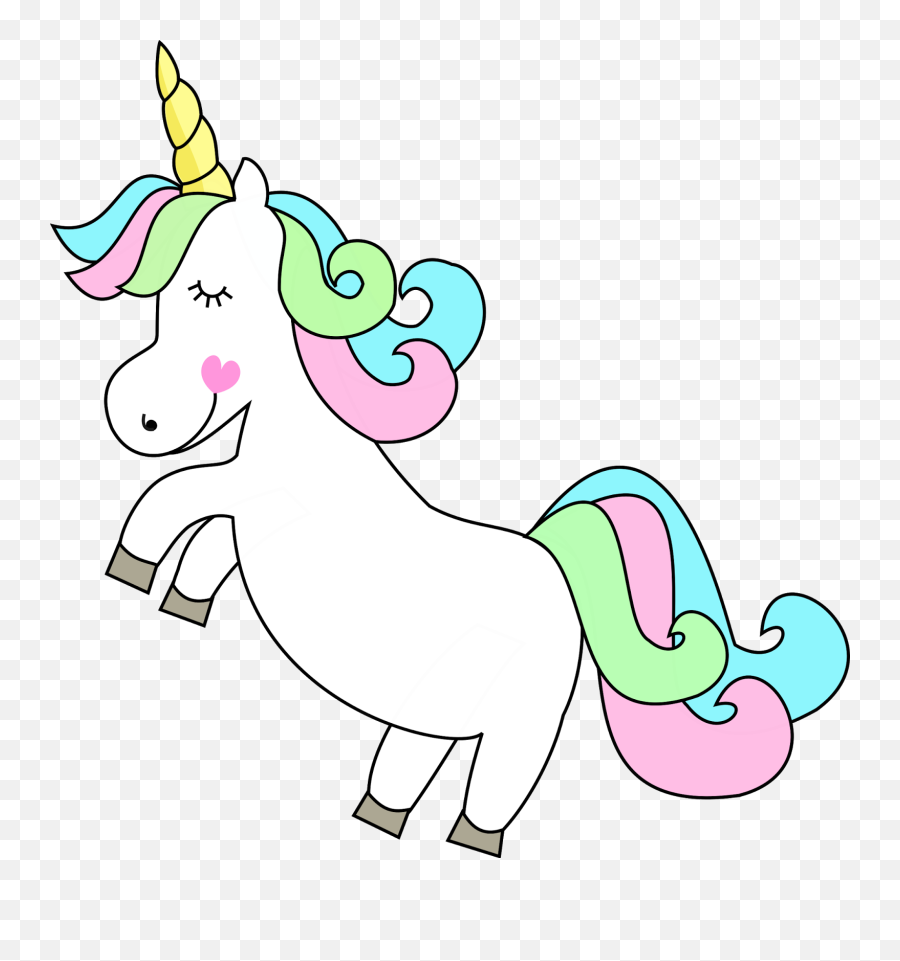 Desenho Unicornio Png Transparent - Montando Minha Festa,Unicornio Png