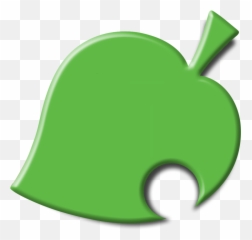 Leaf Clipart Transparent Background - Animal Crossing New Logo Png
