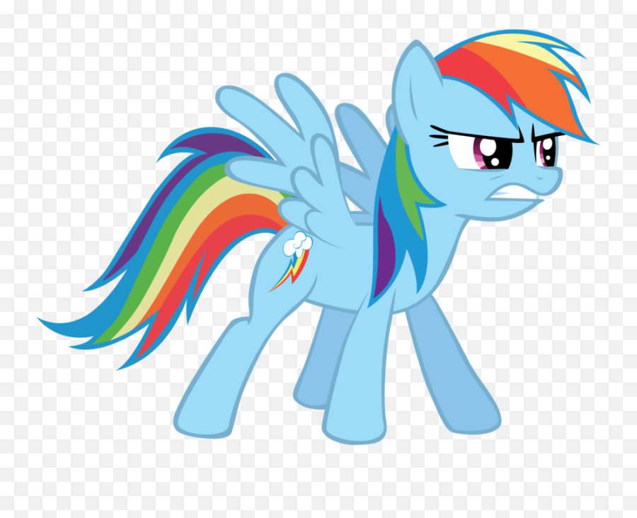 Download Angry Cat Png - My Little Pony Mlp Rainbow Dash,Rainbow Dash Transparent