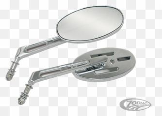 Zodiac Z270218 Oval Left Hand Mirror Billet Style - Zodiac Performance Products Mirror Png,Hand Mirror Png