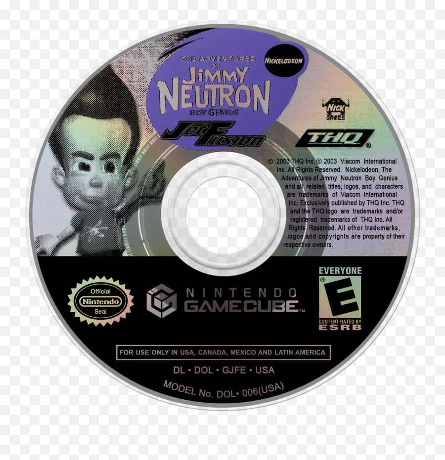 The Adventures Of Jimmy Neutron Boy Genius Jet Fusion - Adventures Of Jimmy Neutron Boy Genius Jet Fusion Gamecube Png,Jimmy Neutron Png