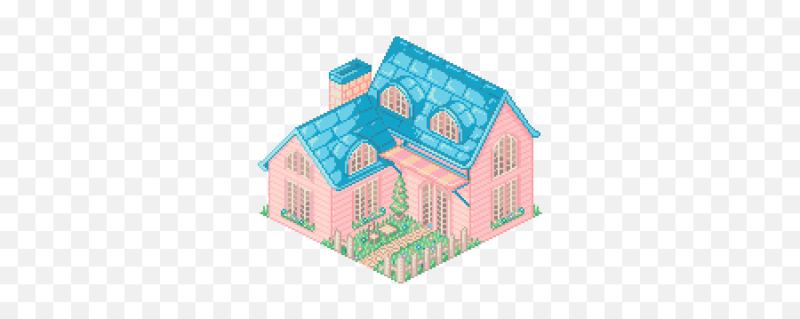 Pastel House U2013 Pixaramon - House Png,House Cartoon Png