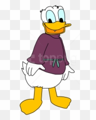 Download Donald Duck Clipart Png Photo - Purple