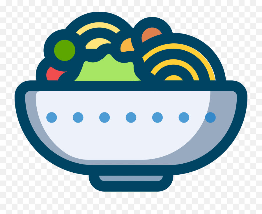 Download Free Png Veggie - Salad Dlpngcom Clipart Food Ramen,Veggie Png