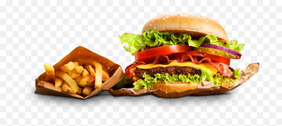 Burger And Fries Png Transparent - Burger And Fries Png,Burger And Fries Png