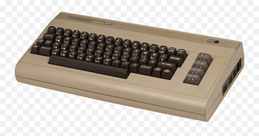 Commodore 64 Keyboard Transparent Png - Stickpng 3rd Generation Of Computer Keyboard,Keyboard Transparent Background