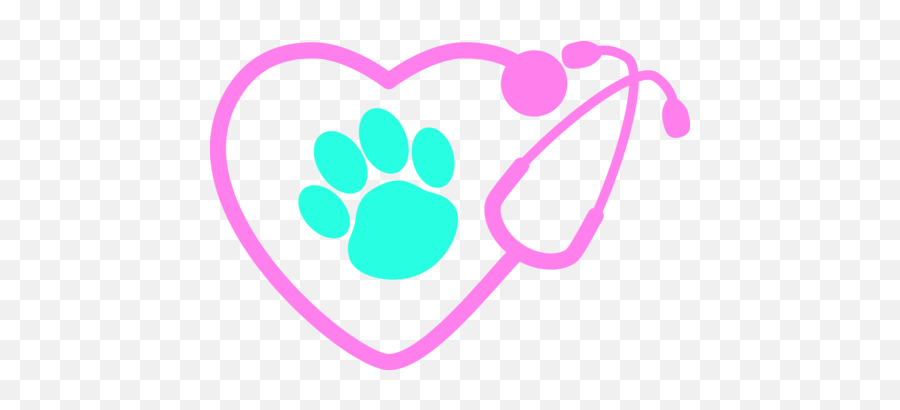 Download Paw Clipart Stethoscope - Stethoscope With Paw Stethoscope Heart Clipart Png,Stethoscope Clipart Transparent