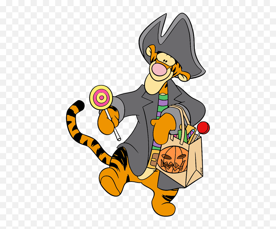 Halloween Clip Art - Tigger Halloween Clipart Transparent Disney Characters  Halloween Clipart Png,Halloween Clipart Png - free transparent png images -  