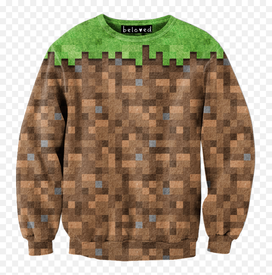 Minecraft Sweater Transparent Png - Clothing,Minecraft Dirt Png