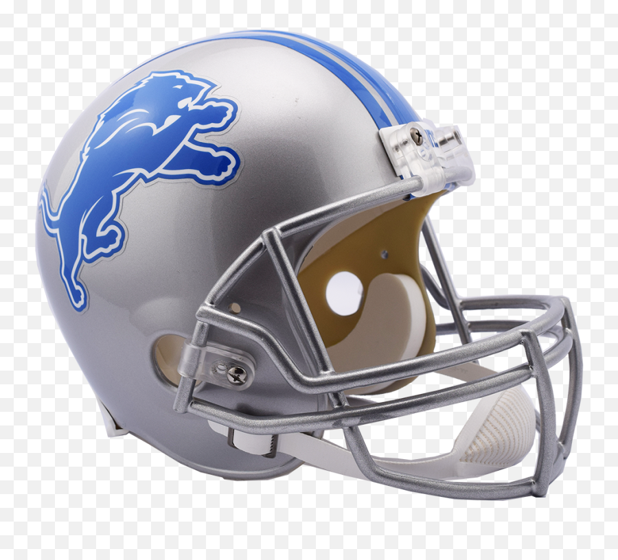 Detroit Lions Replica Vsr4 Full Size Helmet - 2017 Football Helmet Png,Detroit Lions Png